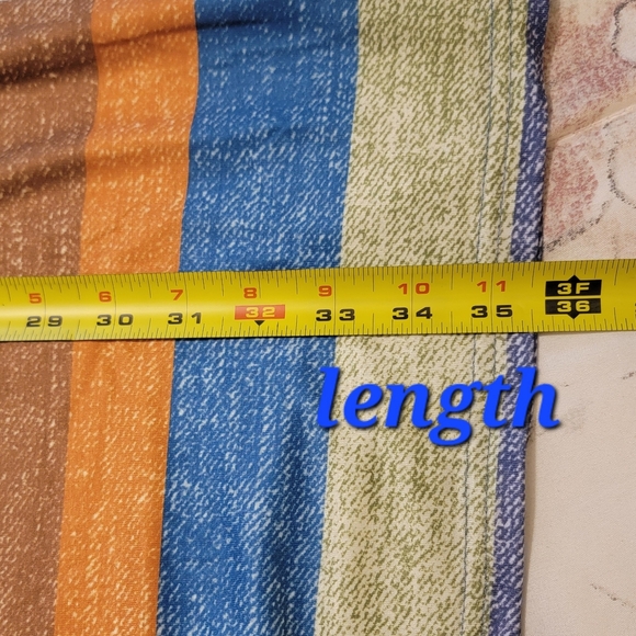 NWOT Sexy v-neck button front striped sleeveless stretchy midi dress - Picture 6 of 7